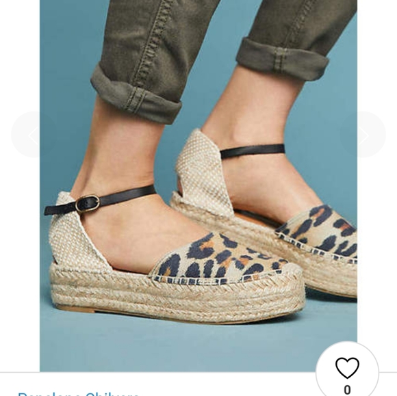 Penelope Chilvers Rita Leopard Suede Espadrilles Size 38 - Picture 12 of 13